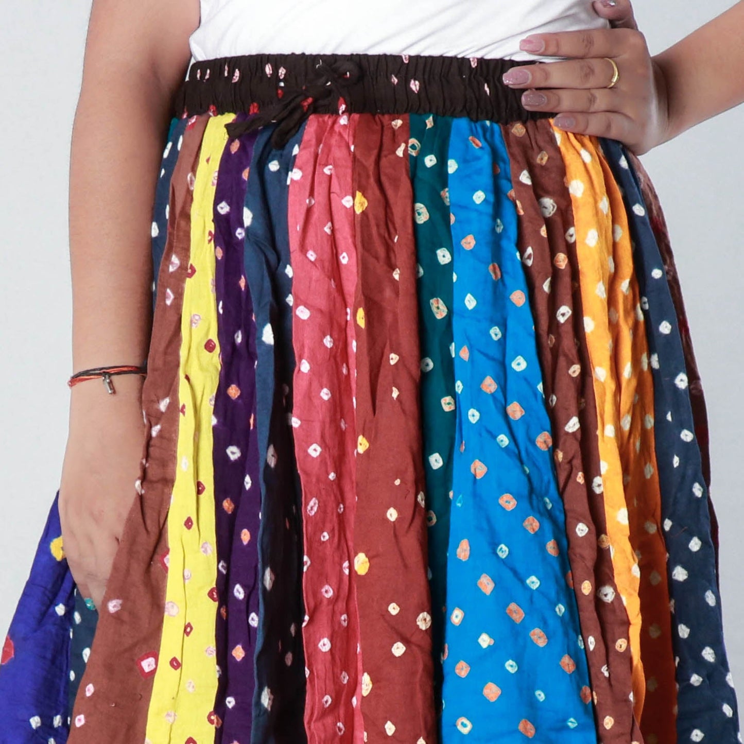 bandhani skirt