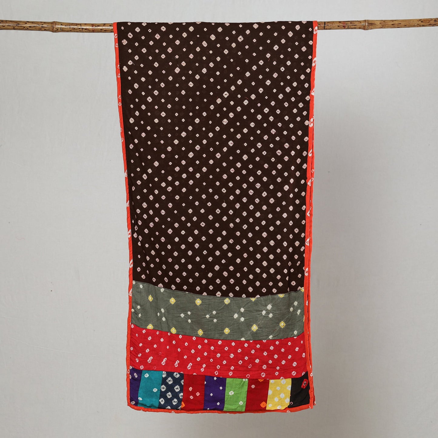 bandhani stole