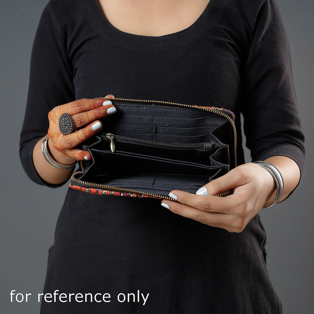 Multicolor Banjara Vintage Embroidery Mirror Work Wallet