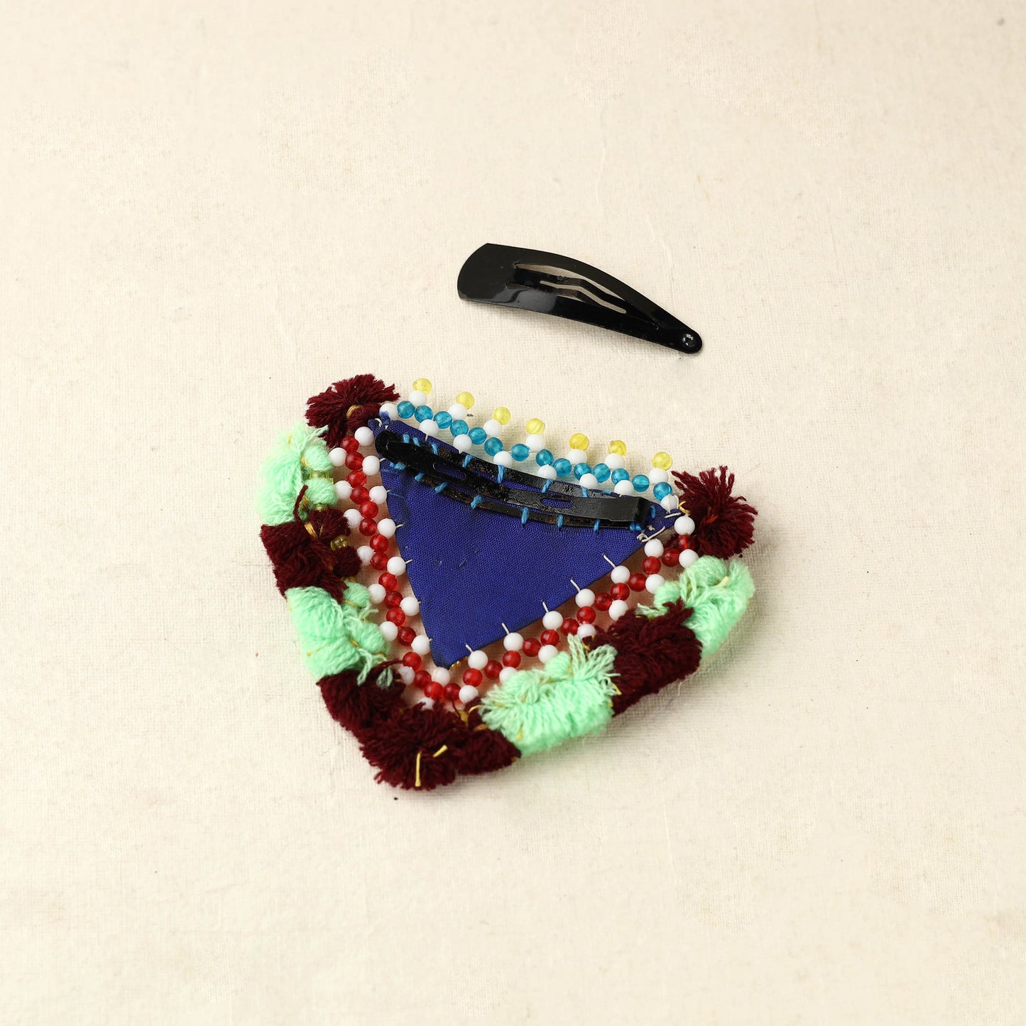 Beadwork Hair Clip with Tassels (Single) by Hodka Girls