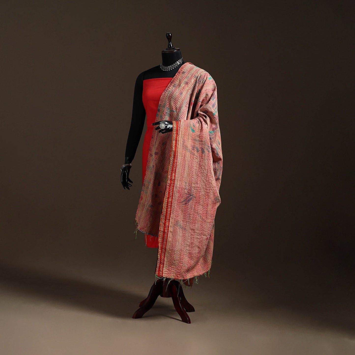 Multicolor - bengal hand embroidery patchwork reversible