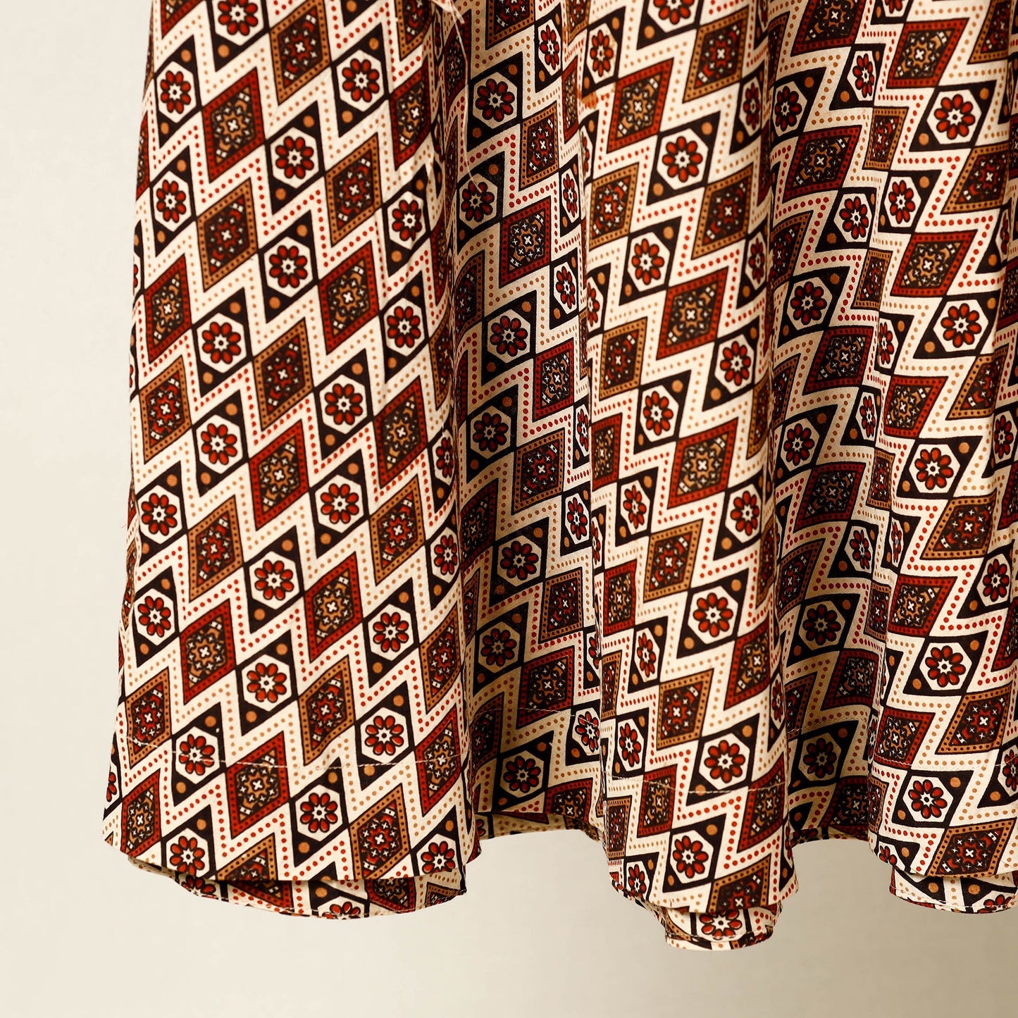 ajrakh skirt