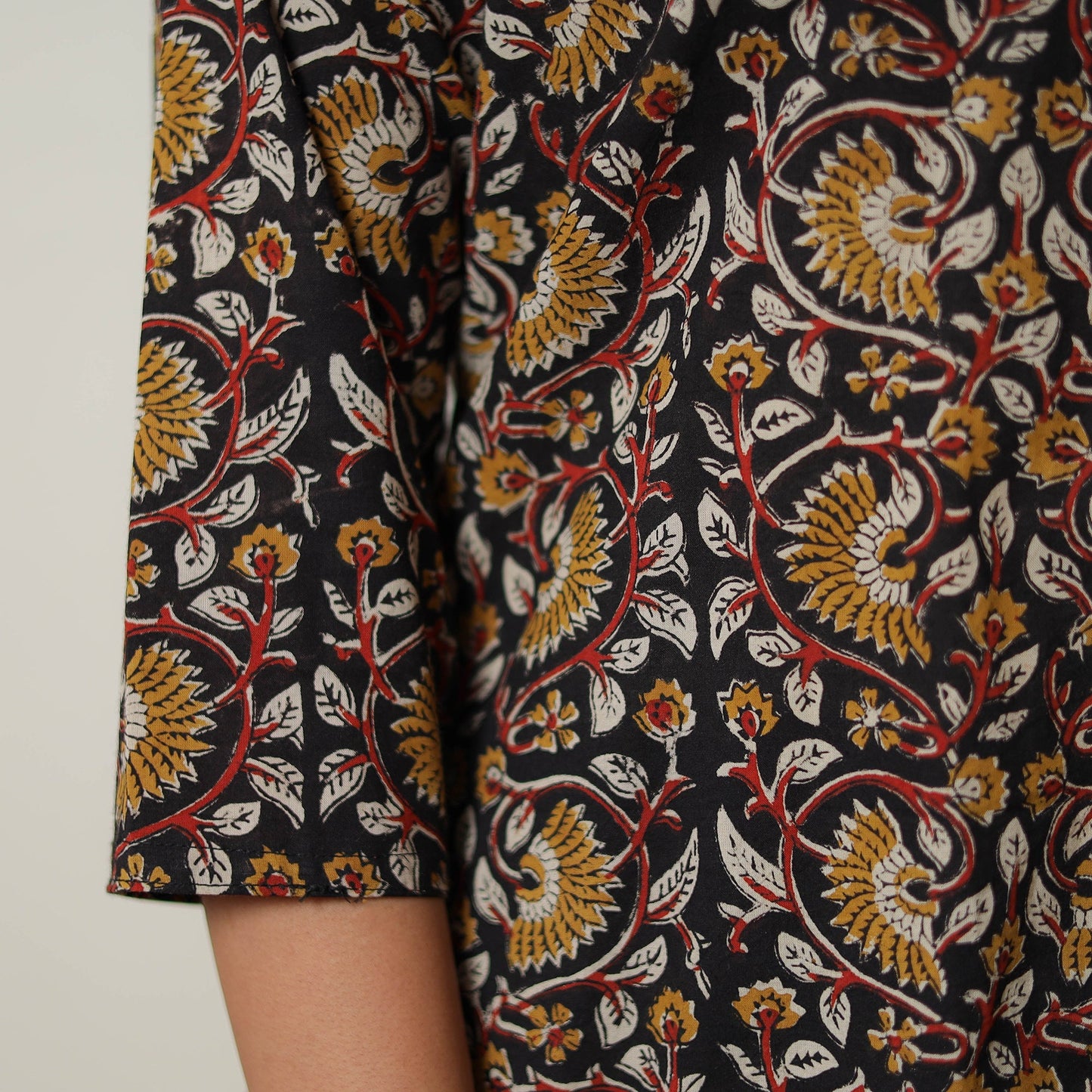 Multicolor Block Print Cotton Bagru Co-Ord Set