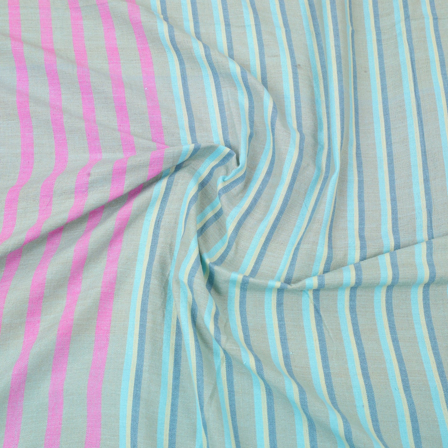 Multicolor - cotton double handloom bed cover (108 x 90 in)