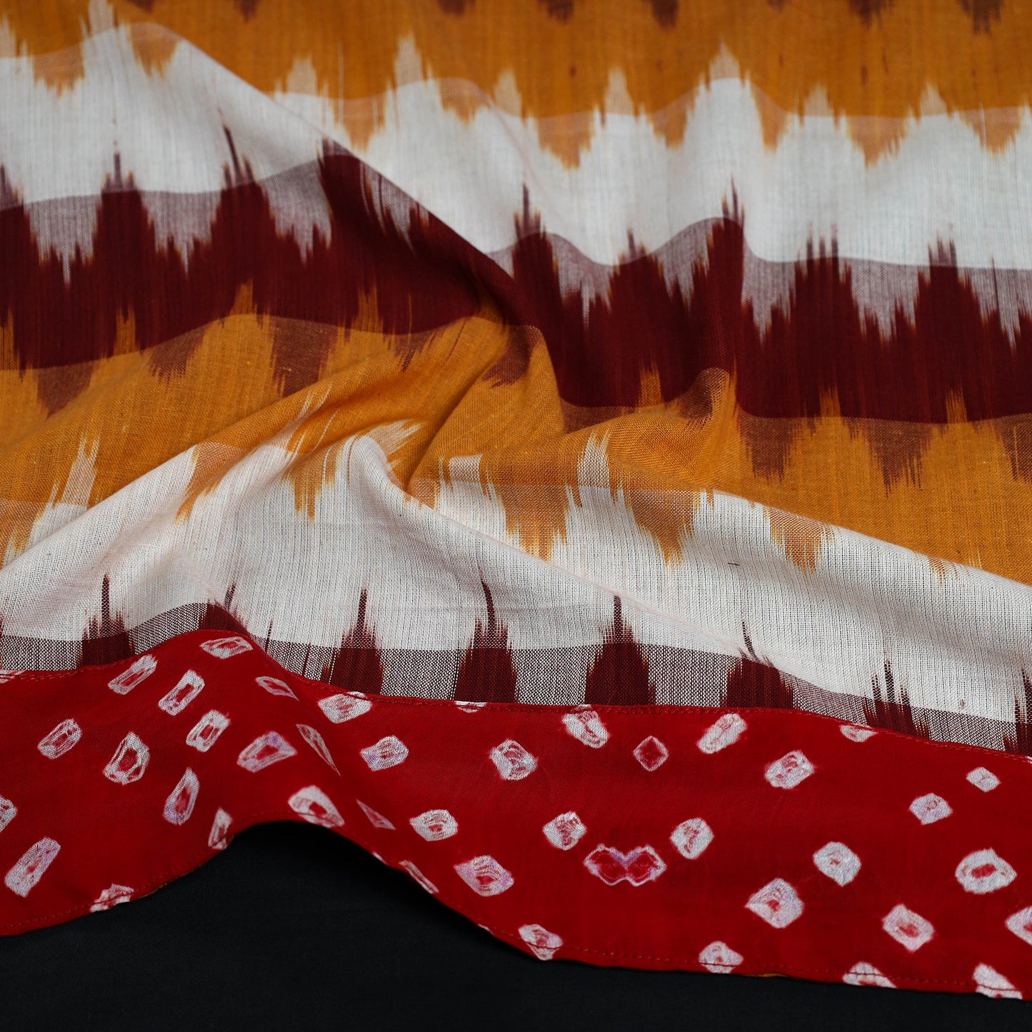 Multicolor - cotton pochampally ikat blouse piece 24