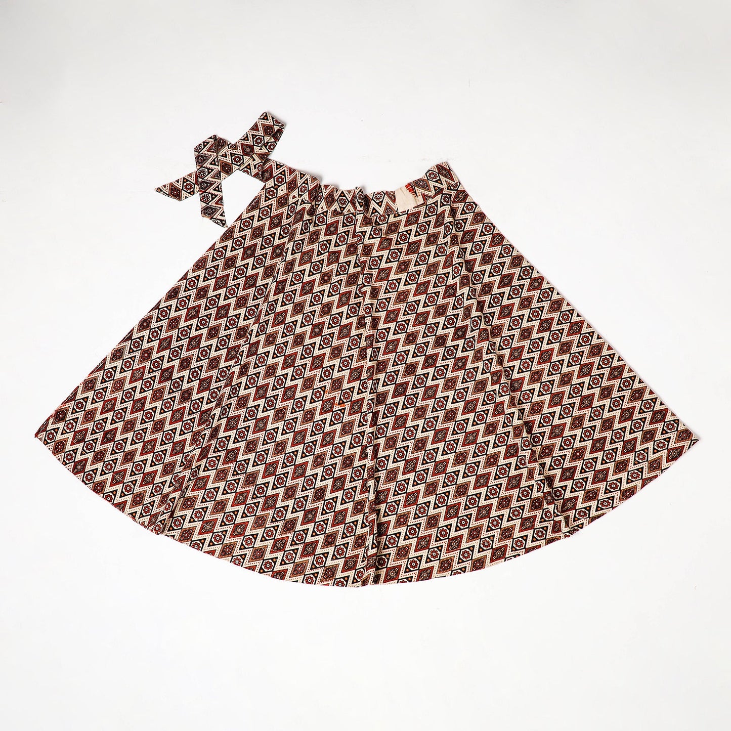 ajrakh skirt