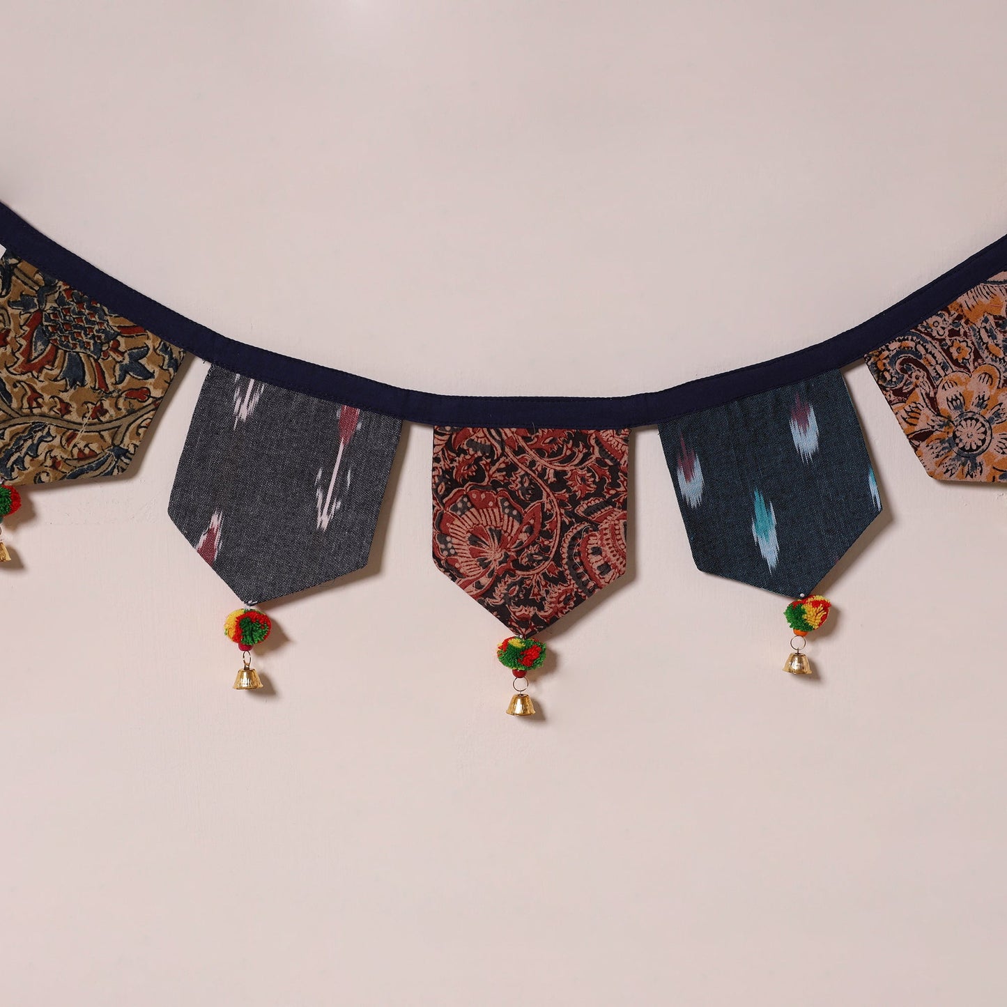 Multicolor - decorative handmade fabric toran 10