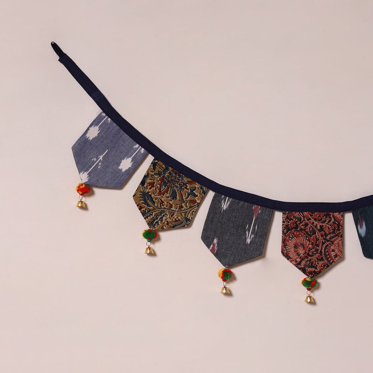 Multicolor - decorative handmade fabric toran 10