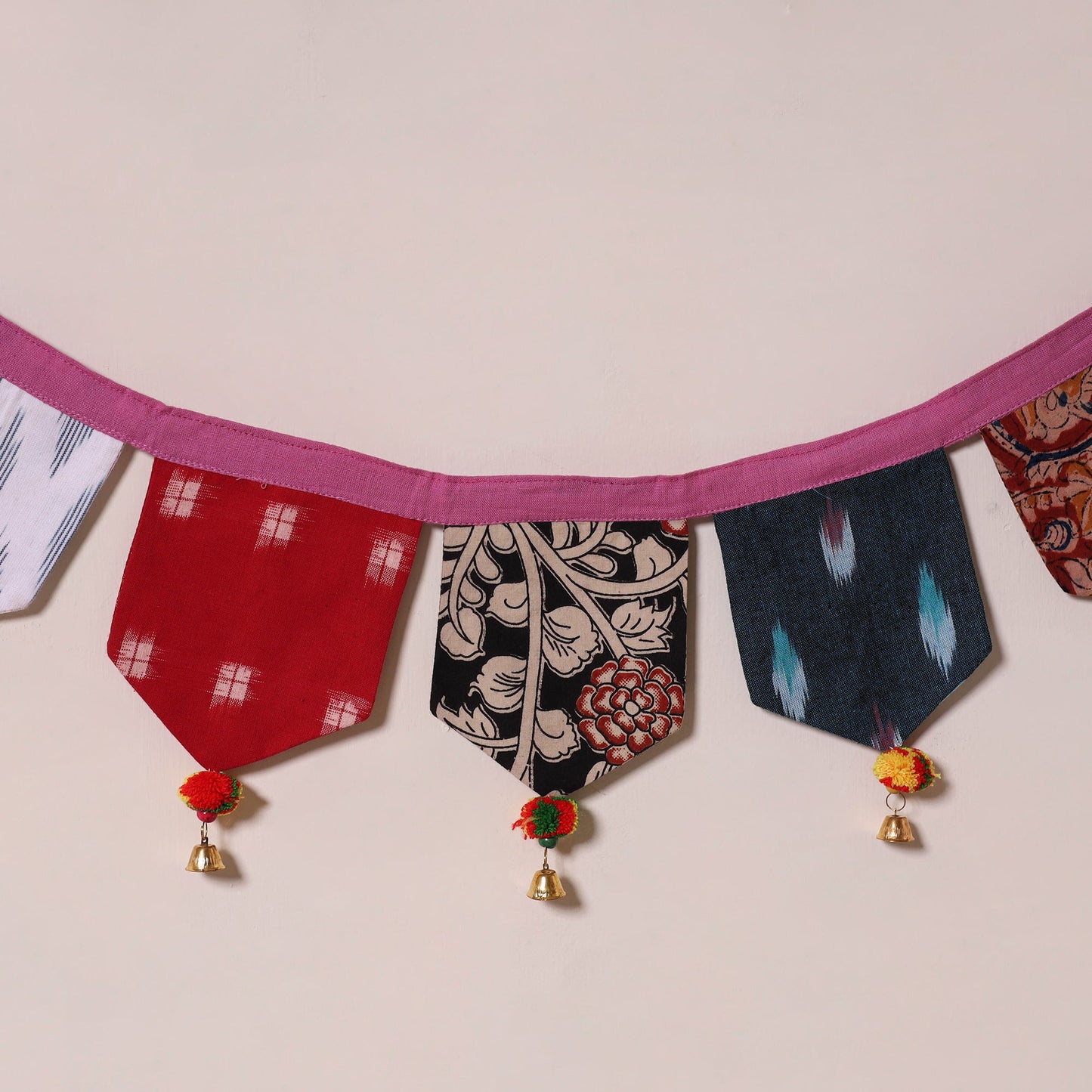 Multicolor - decorative handmade fabric toran 11