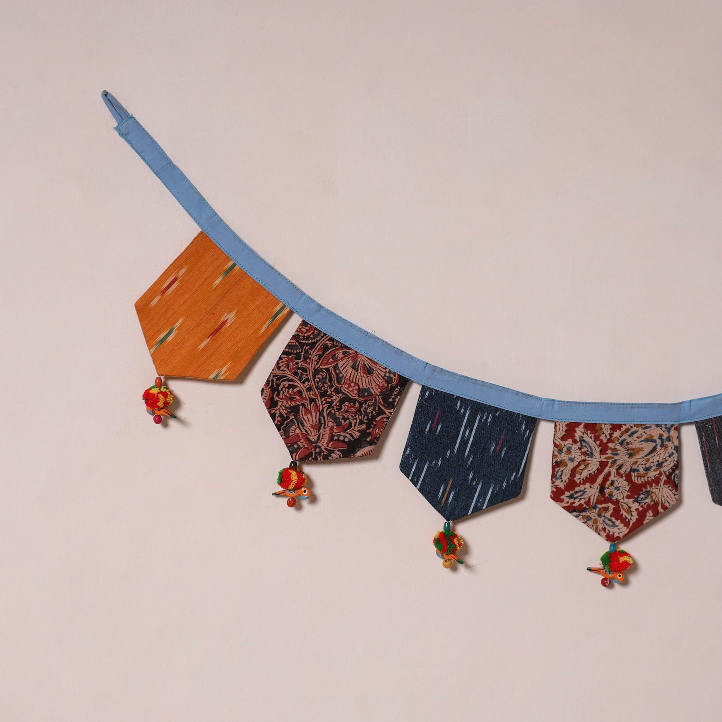 Multicolor - decorative handmade fabric toran 12