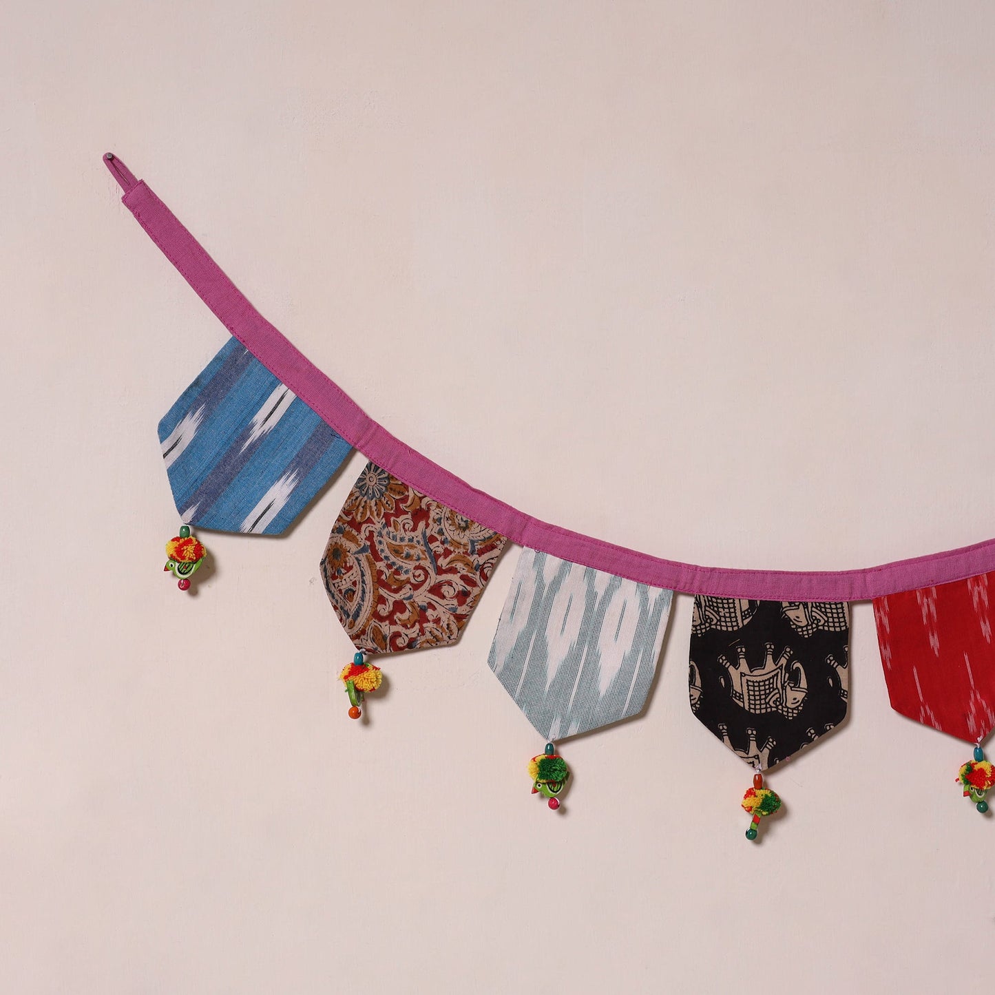 Multicolor - decorative handmade fabric toran 15