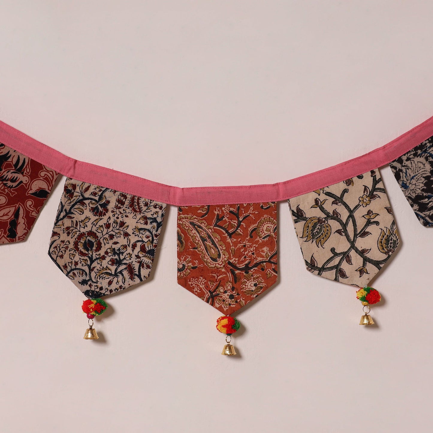 Multicolor - decorative handmade fabric toran 17