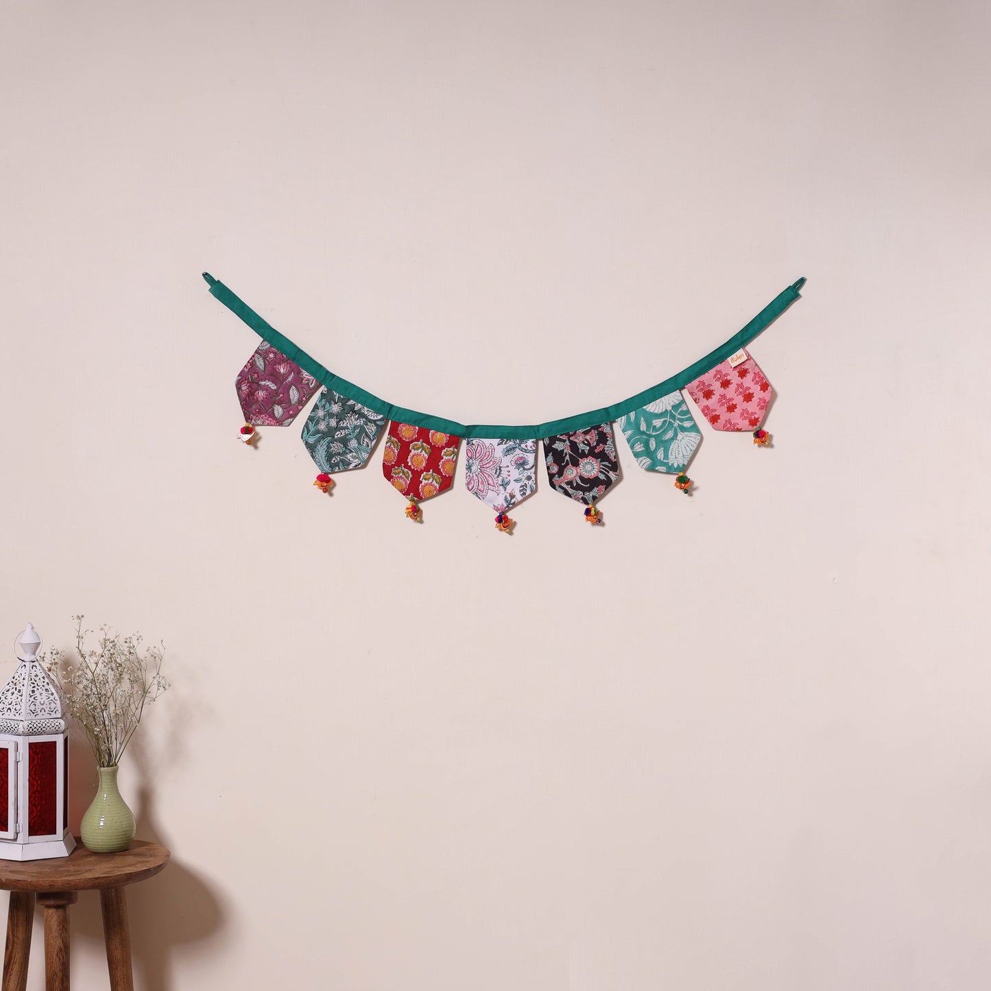 Multicolor - decorative handmade fabric toran 19