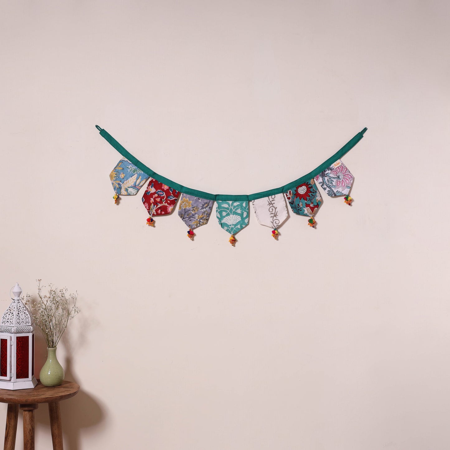 Multicolor - decorative handmade fabric toran 21