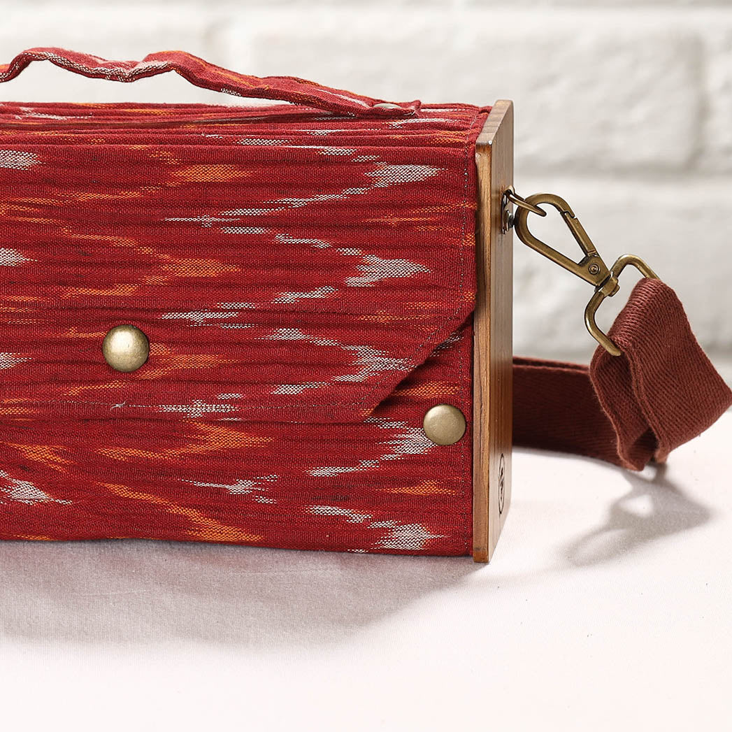 Multicolor DIY Round Sling Bag / Clutch With Changeable Sleeve