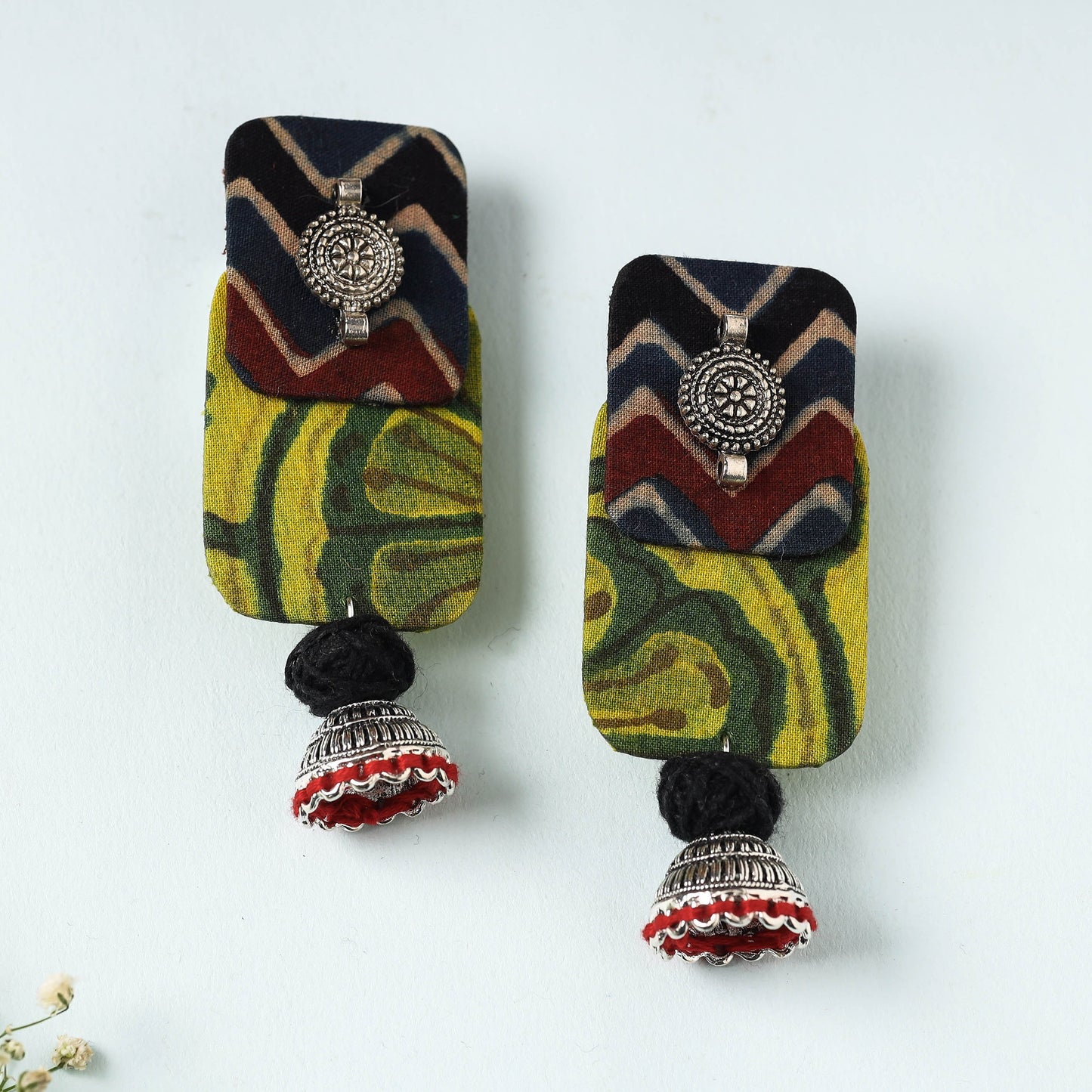 Handcrafted Fabart Earrings by Asalkaar
