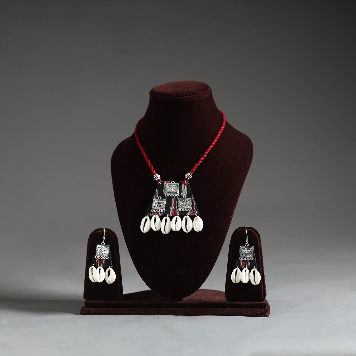 Multicolor - fabart german silver necklace set 01