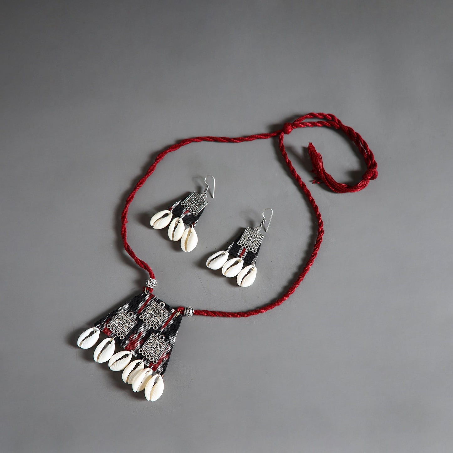 Multicolor - fabart german silver necklace set 01