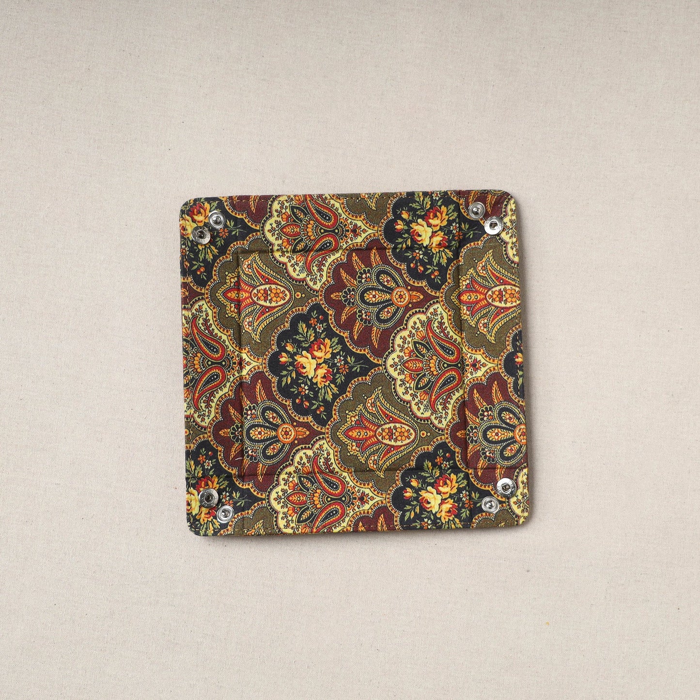 Multicolor Floral Basket/Valet Tray Online in India