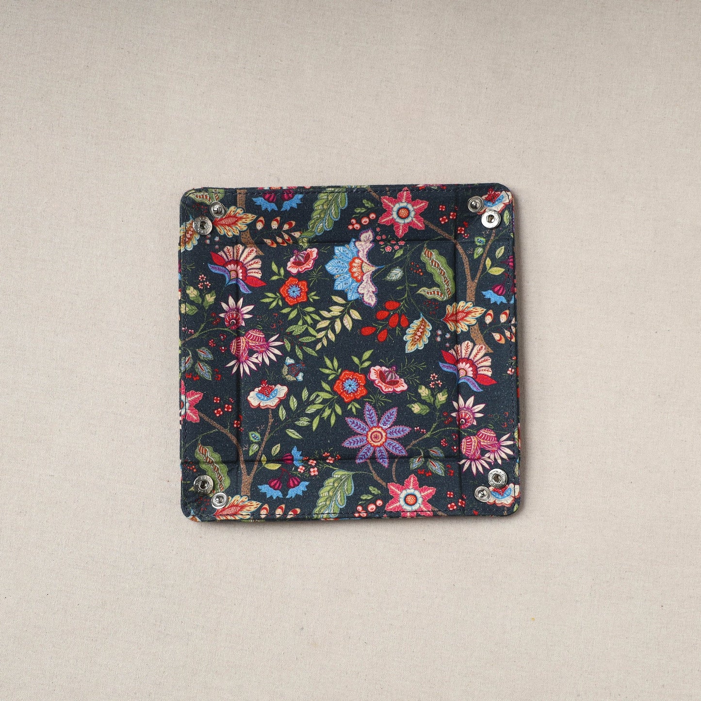 Multicolor Floral Basket / Valet Tray Online in India