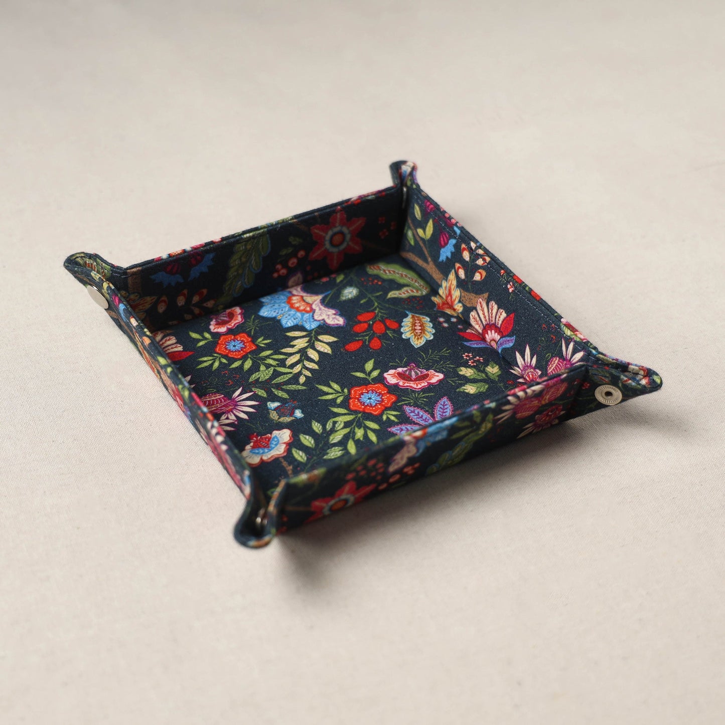 Multicolor Floral Basket / Valet Tray Online in India