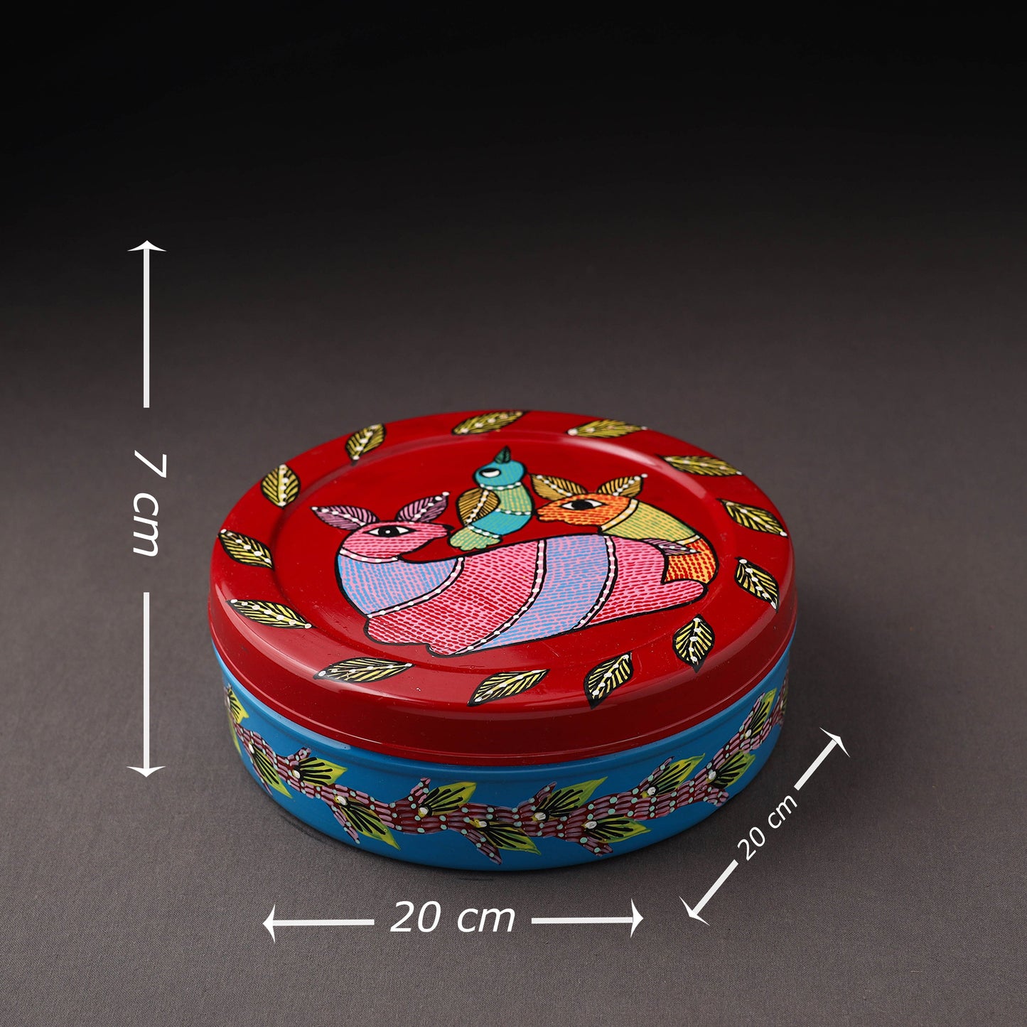 Gond Handpainted Stainless Steel Casserole