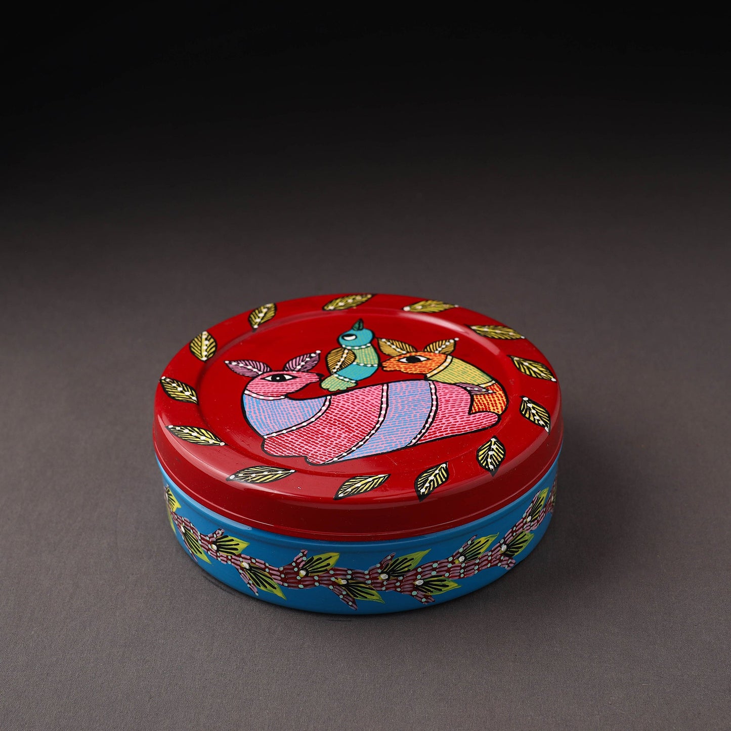 Gond Handpainted Stainless Steel Casserole