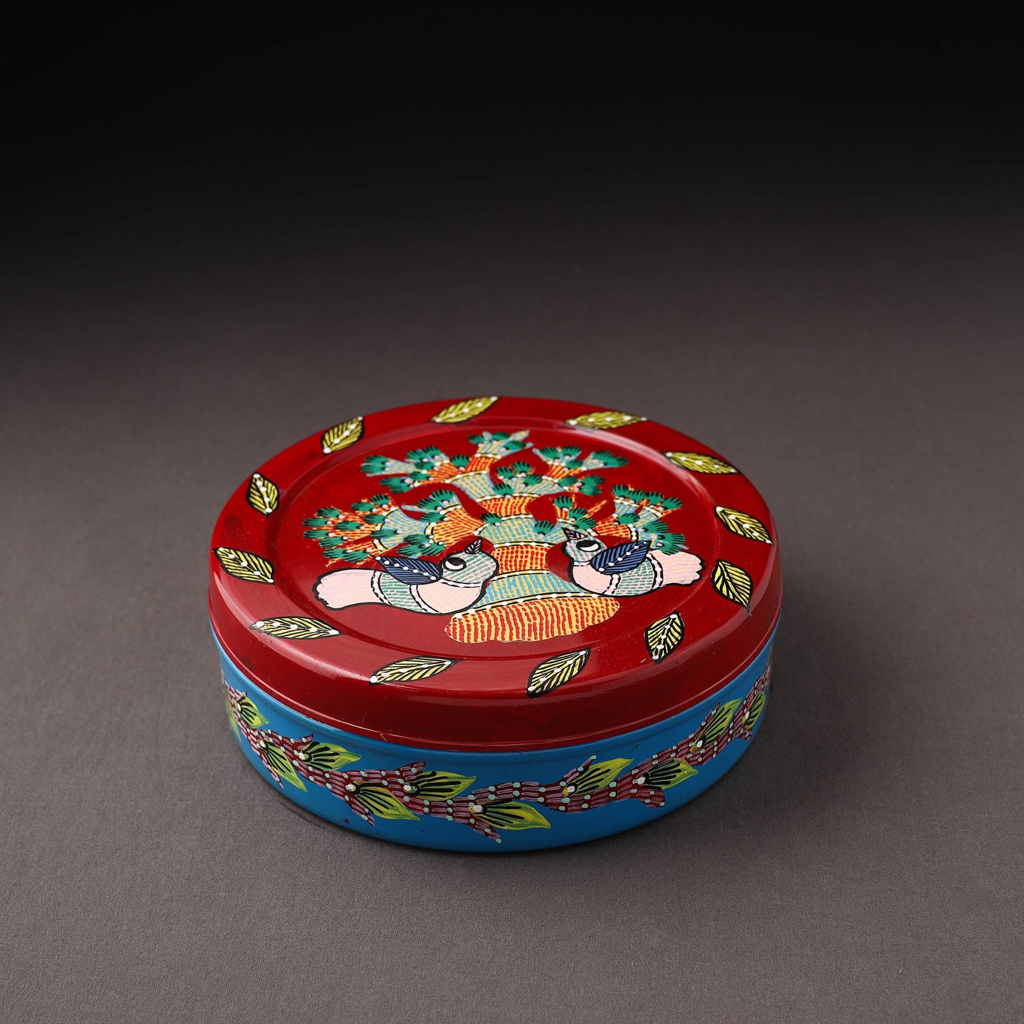 Gond Handpainted Stainless Steel Casserole