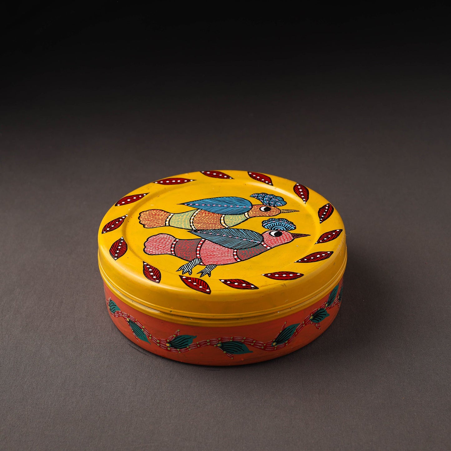 Gond Handpainted Stainless Steel Casserole
