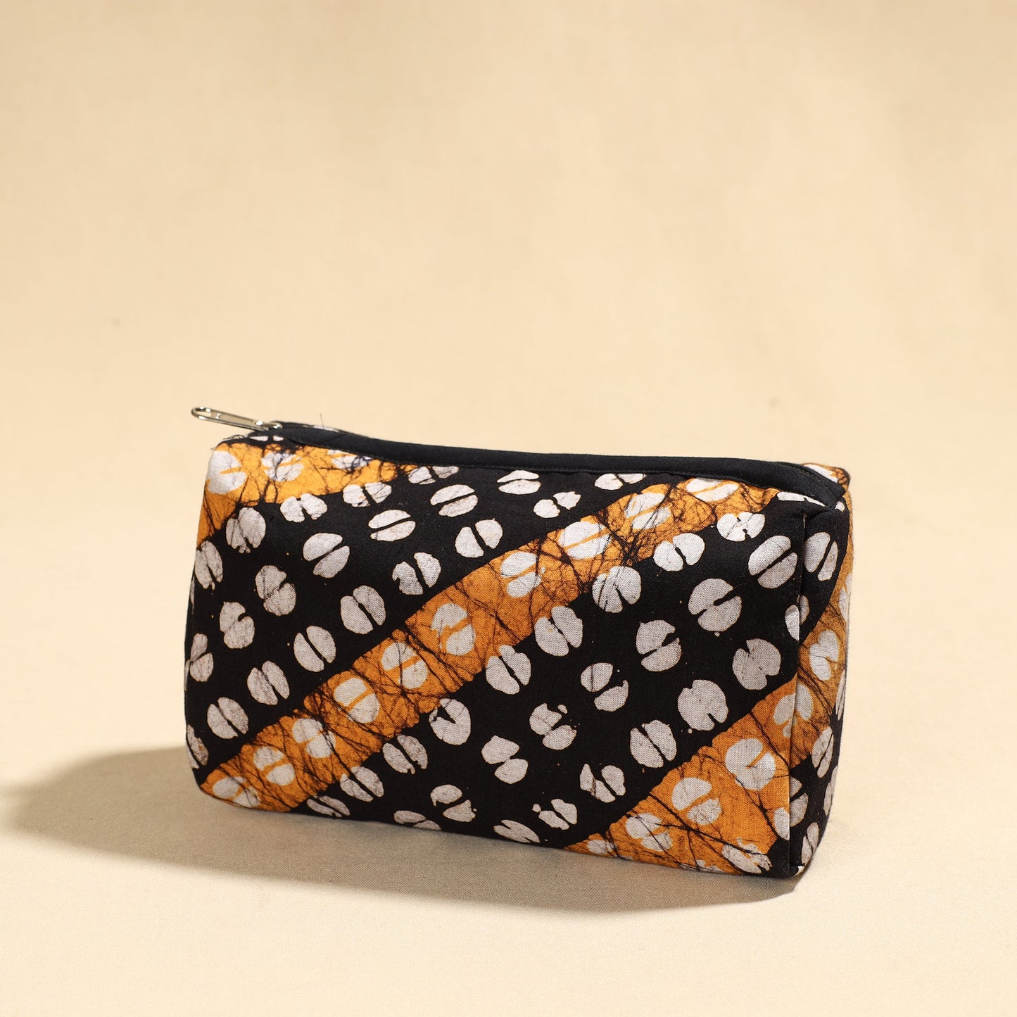 Hand Batik Printed Cotton Toiletry Pouch 02