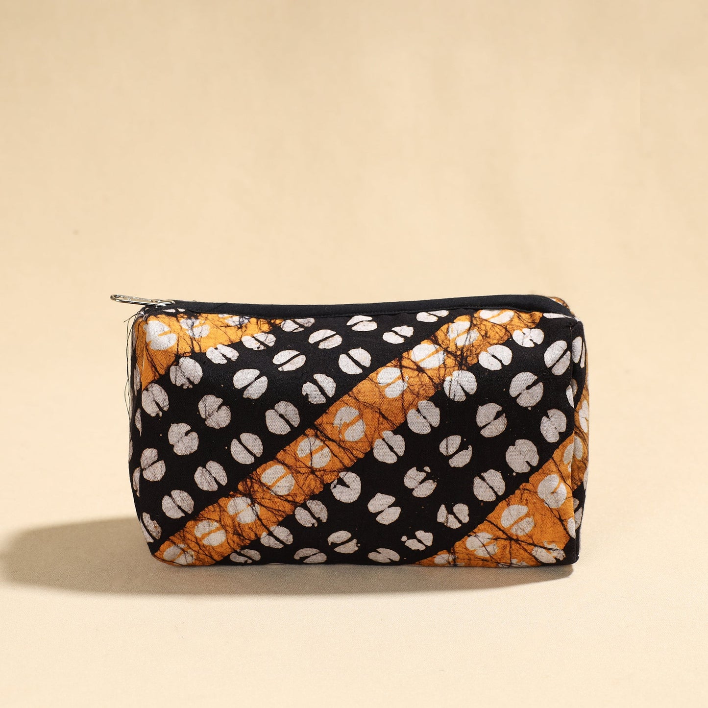 Hand Batik Printed Cotton Toiletry Pouch 02