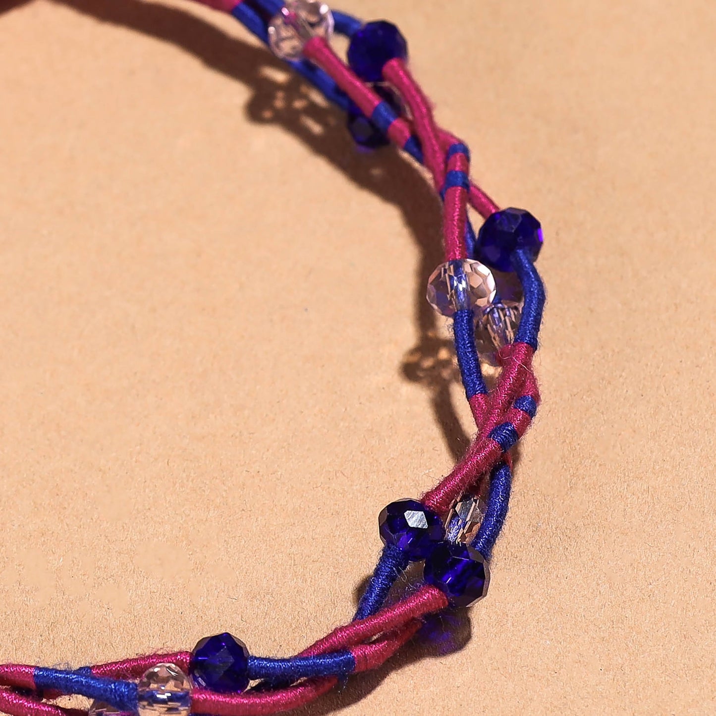 Handcrafted Beads & Thread Work Patwa Anklet