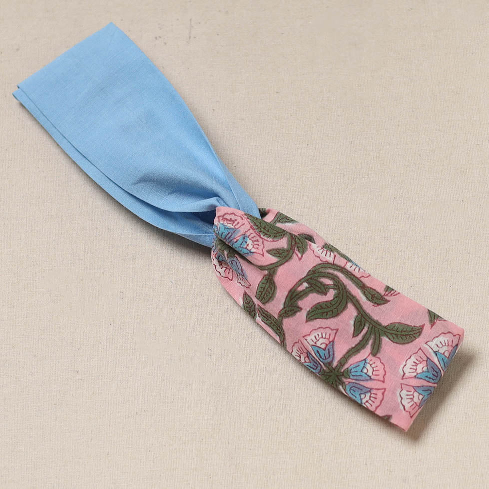 Handcrafted cotton elastic headband 10