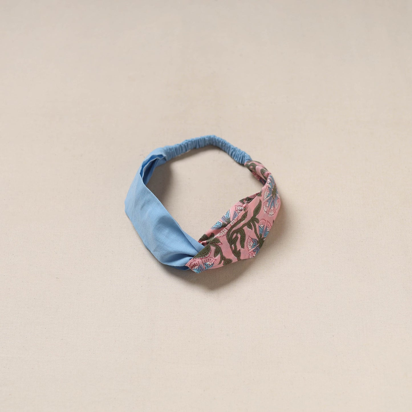 Handcrafted cotton elastic headband 10