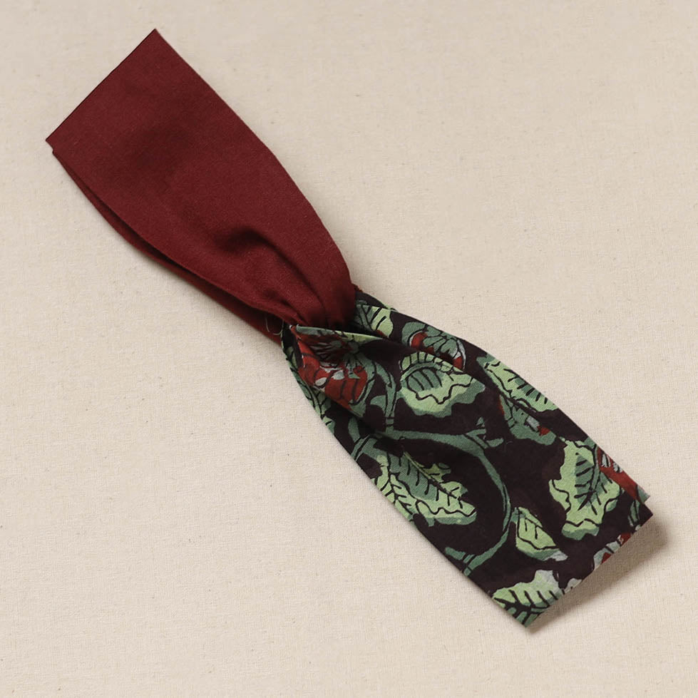 Handcrafted cotton elastic headband 12