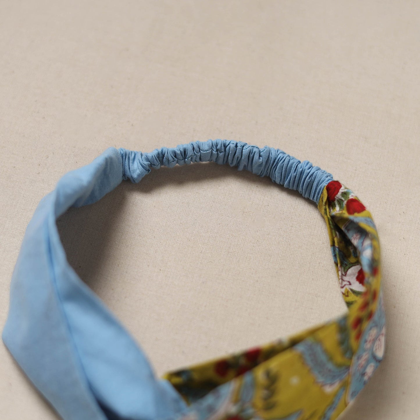 Handcrafted cotton elastic headband 20