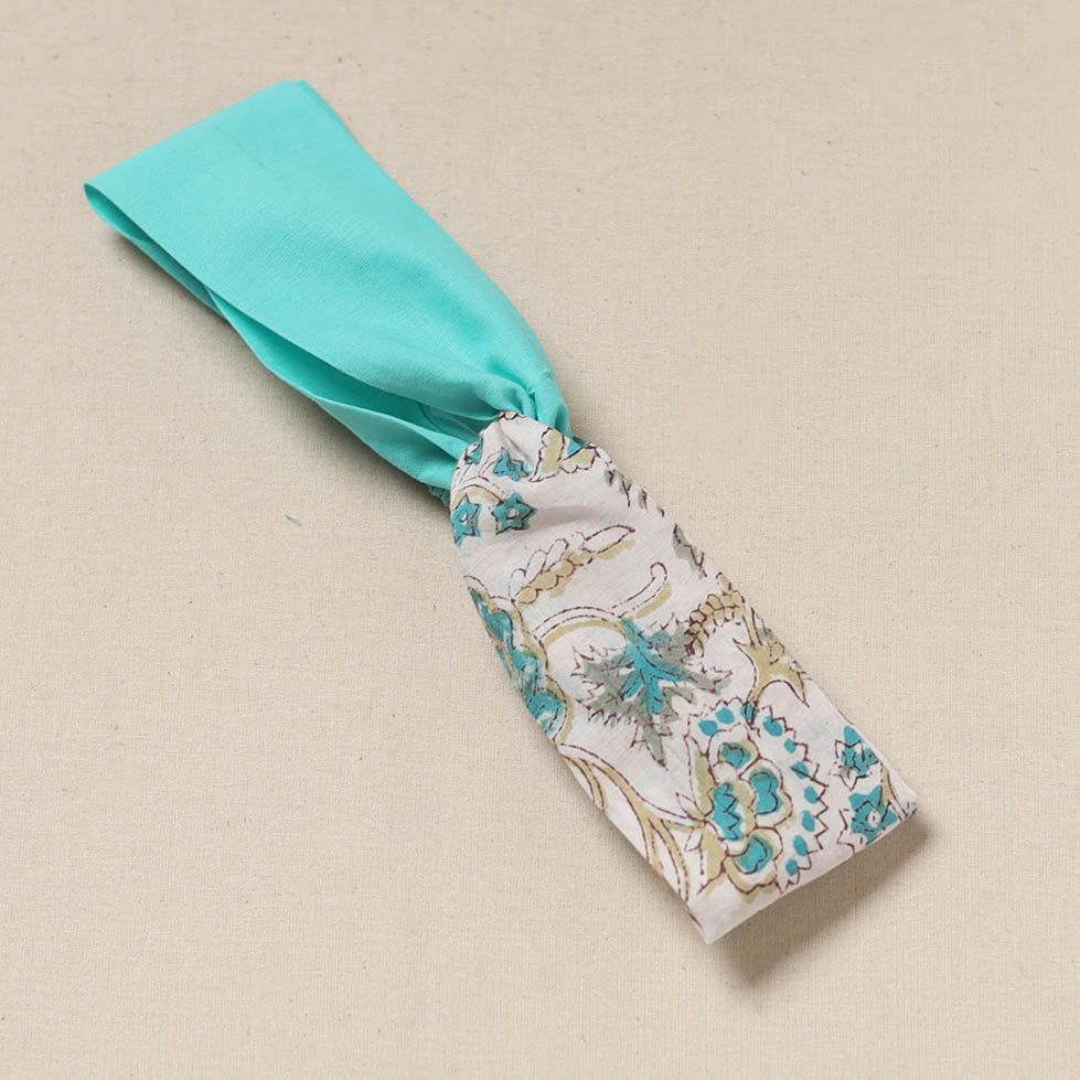 Handcrafted cotton elastic headband 25