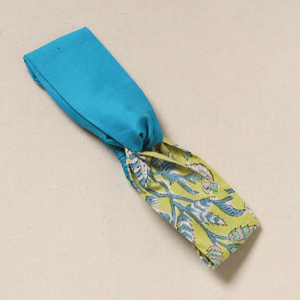 Handcrafted cotton elastic headband 28