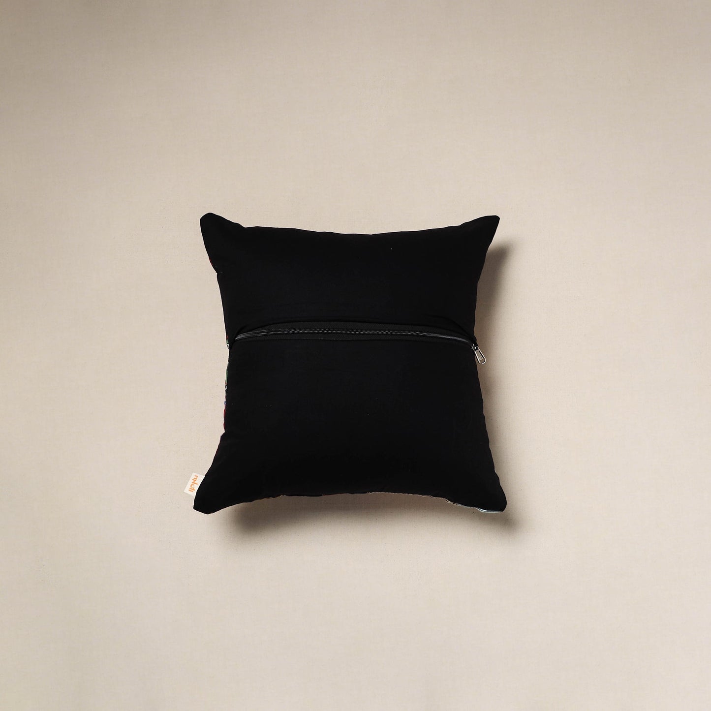 Handcrafted cotton patchwork cushion cover 125
