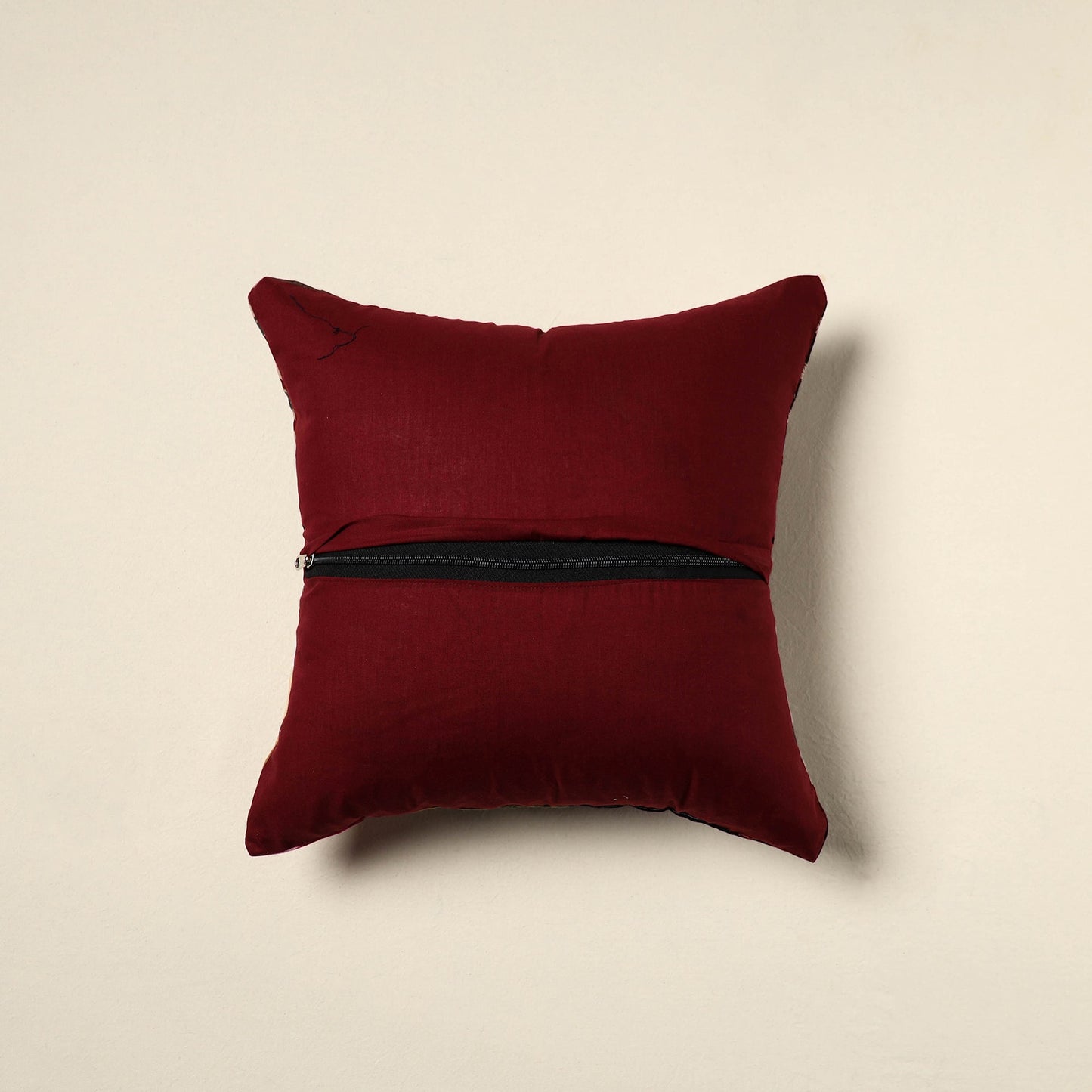 Multicolor Handcrafted Cotton Patchwork Cushion Cover