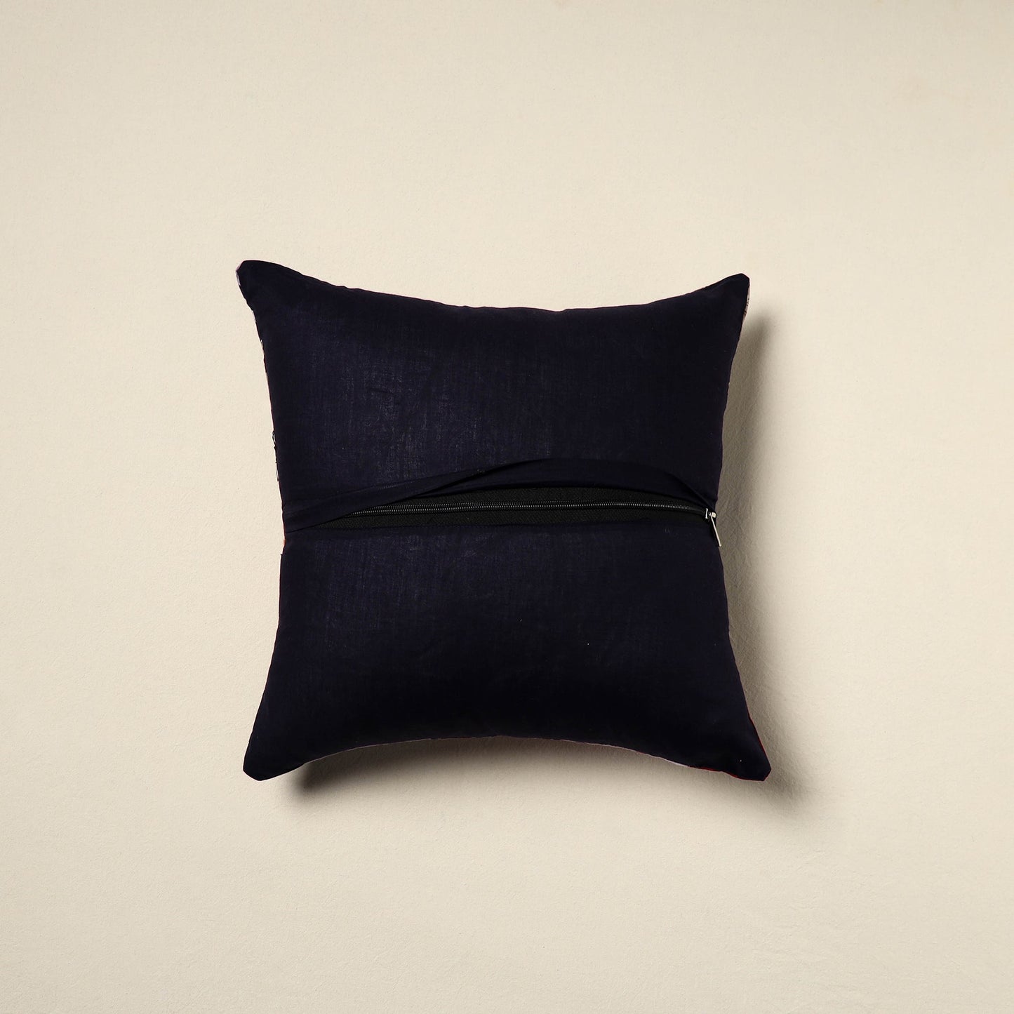 Multicolor Handcrafted Cotton Patchwork Cushion Cover
