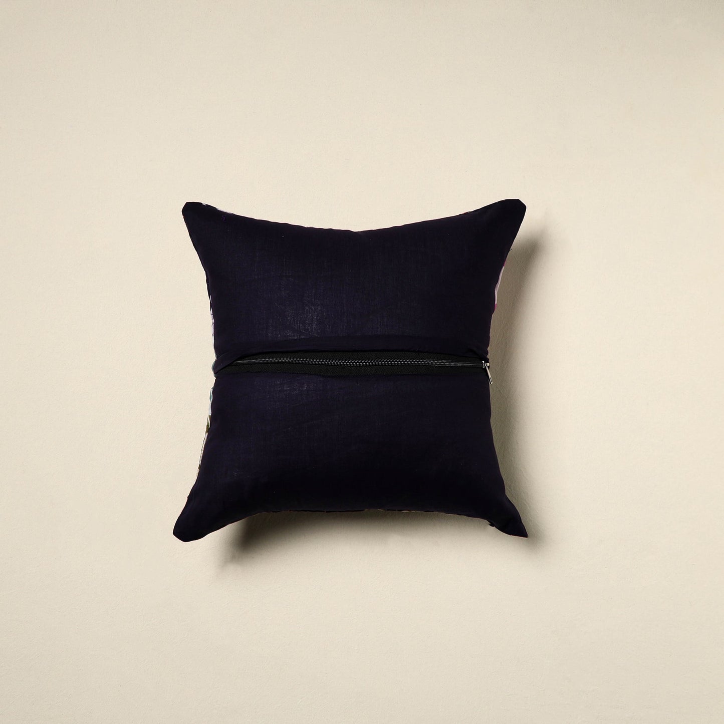 Multicolor Handcrafted Cotton Patchwork Cushion Cover