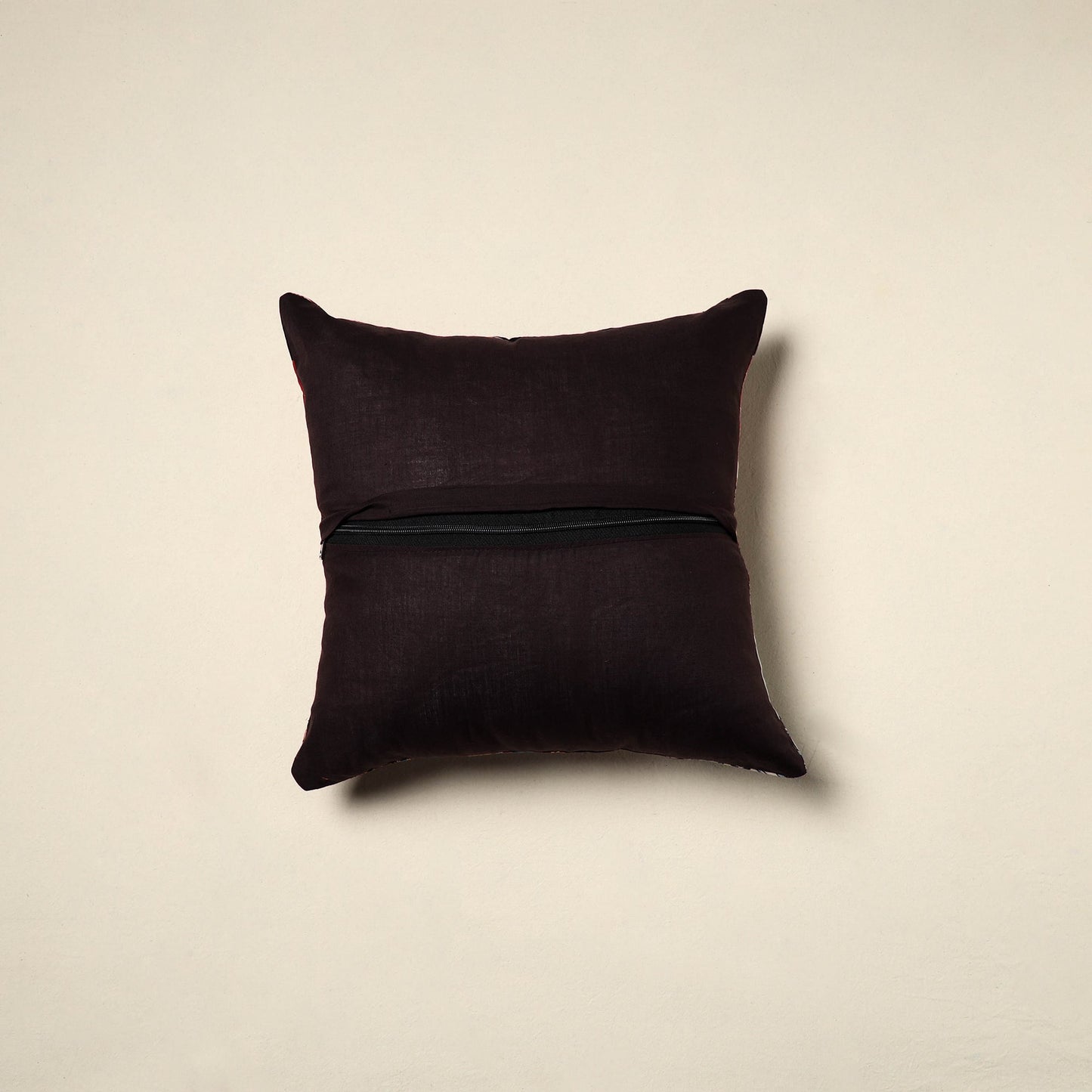 Multicolor - handcrafted cotton patchwork cushion cover 43