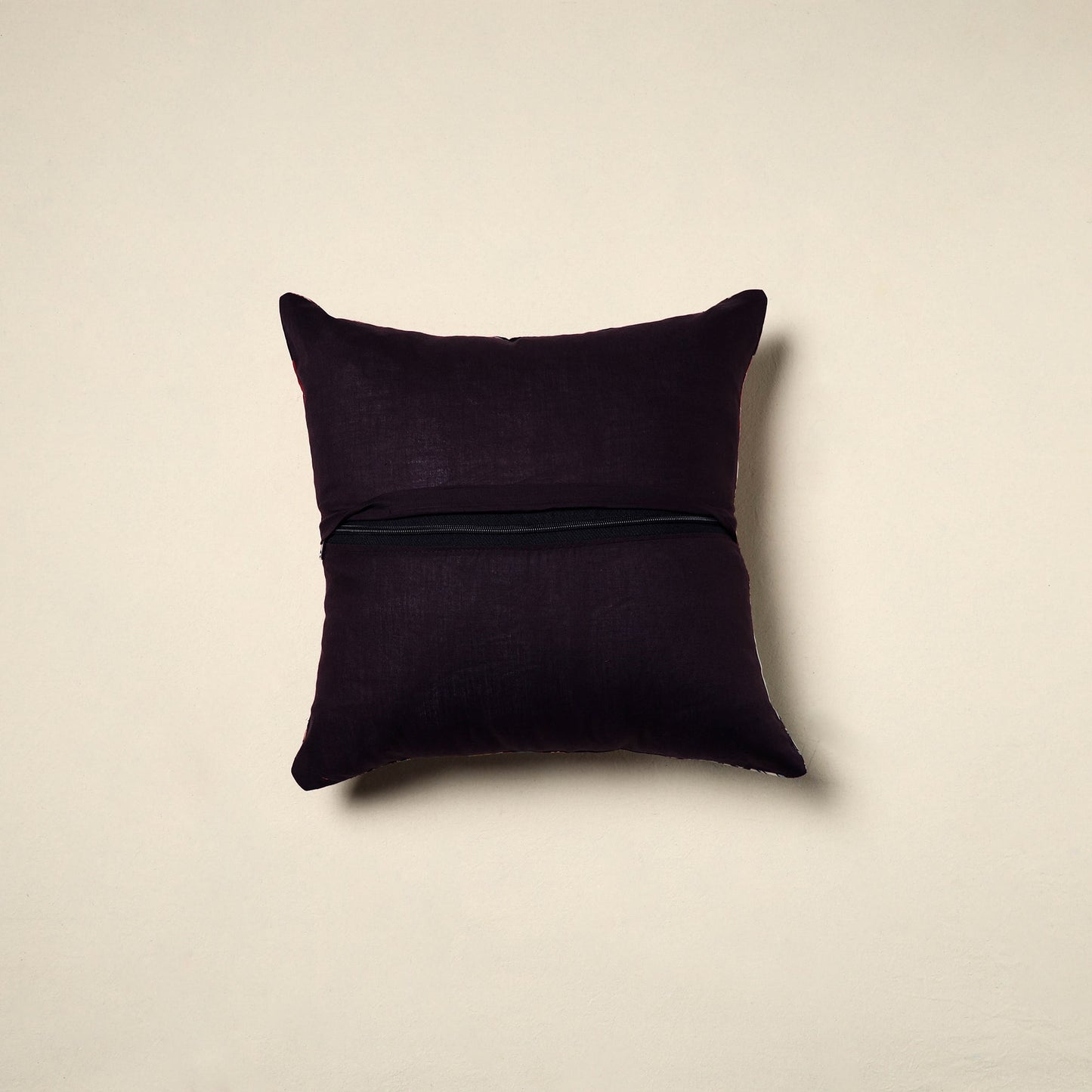 Multicolor Handcrafted Cotton Patchwork Cushion Cover