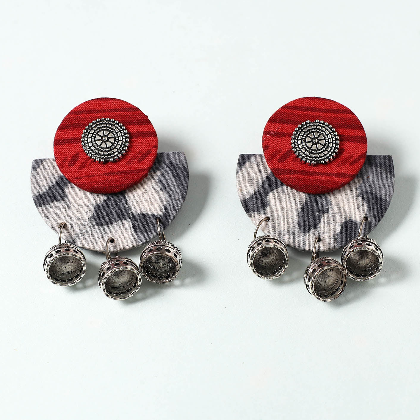 Handcrafted Fabart Earrings by Asalkaar