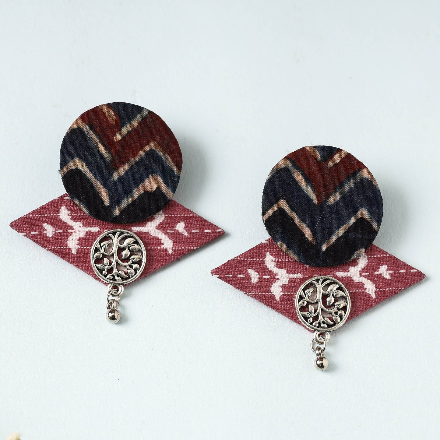 Handcrafted Fabart Earrings by Asalkaar