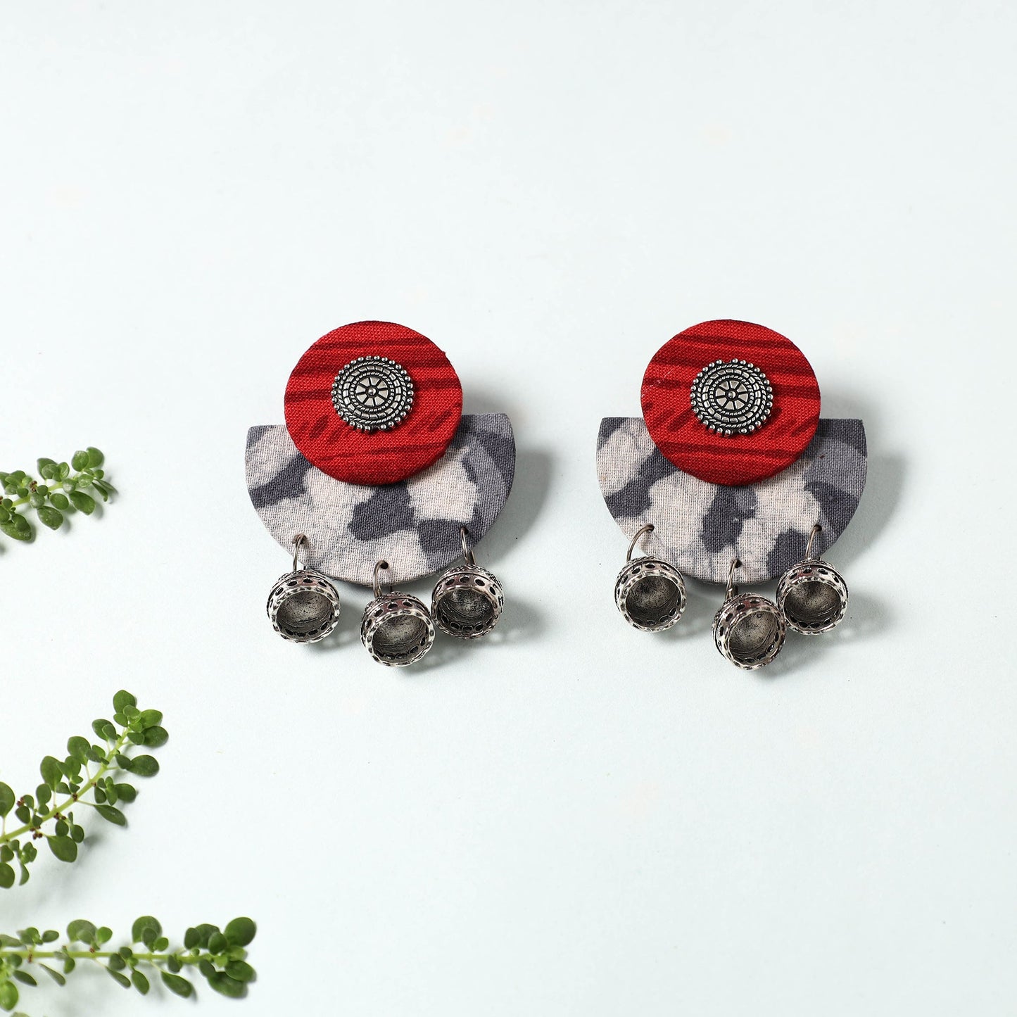 Handcrafted Fabart Earrings by Asalkaar