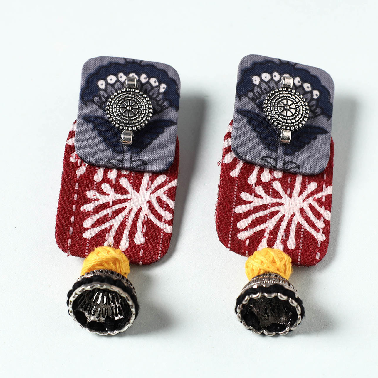 Handcrafted Fabart Earrings by Asalkaar
