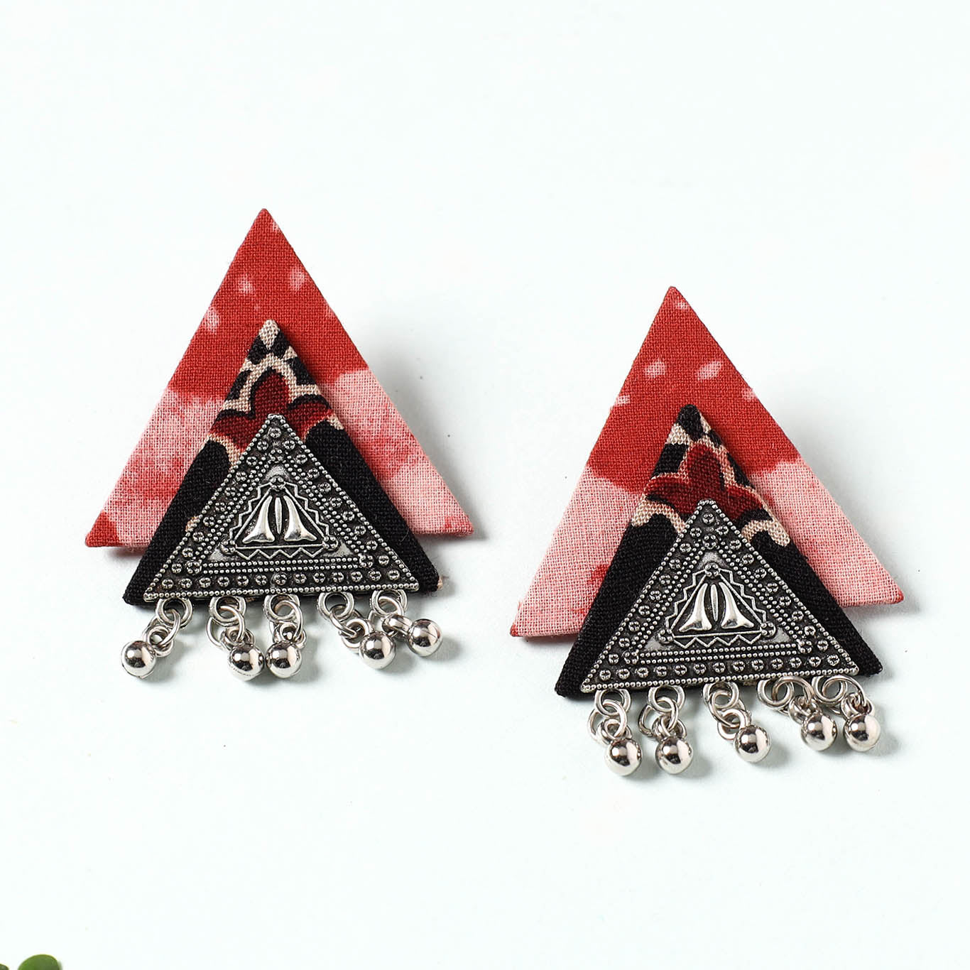 Handcrafted Fabart Earrings by Asalkaar