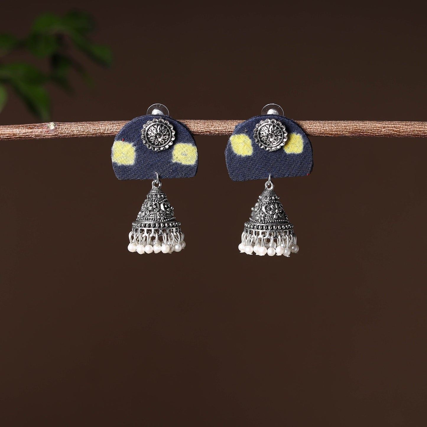 Handcrafted Fabart GS Jhumki Earrings